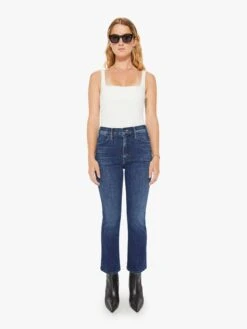 PETITES The Lil' Hustler Ankle - Heirloom -Mother Denim P307 104 HRM VW A FullBodyFront 4799