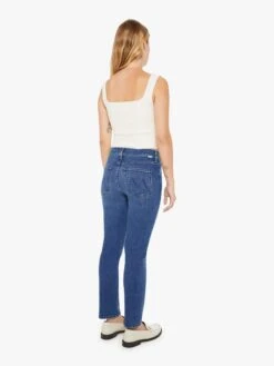 PETITES The Lil' Mid Rise Dazzler Ankle - Nothing Between Us -Mother Denim P686 104 NBU VW C FullBodyBack 4796