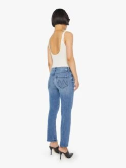 PETITES The Lil' Mid Rise Dazzler Ankle - We The Animals -Mother Denim P686 104 WTH VW C FullBodyBack 10310