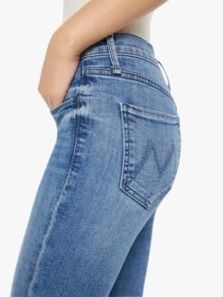 PETITES The Lil' Mid Rise Dazzler Ankle - We The Animals -Mother Denim P686 104 WTH VW E Swatch 10320