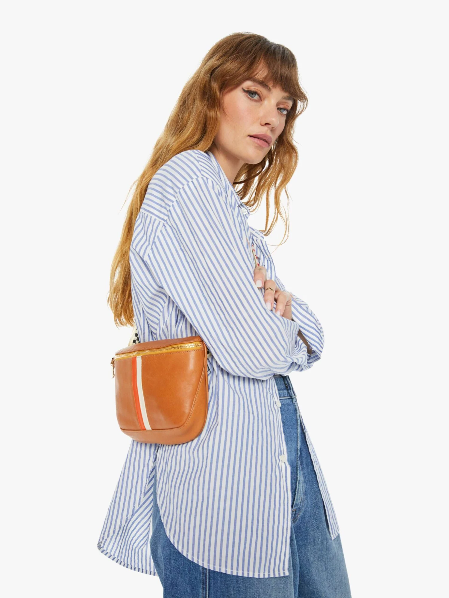 Clare V. X MOTHER Le Fanny Pack - Breton Stripe 6 Clare V. X MOTHER Le Fanny Pack - Breton Stripe - Image 4