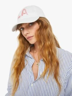 Clare V. X MOTHER Le Baseball Hat - Mon Amour LA -Mother Denim T2157 611 NOC VW A Mannequin 7042