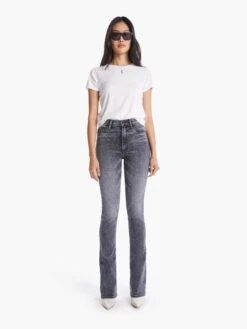 High Waisted Runaway - Train Stops -Mother Denim THEHIGHWAISTEDRUNAWAY TRAINSTOPS 1043 815 TRN 01579